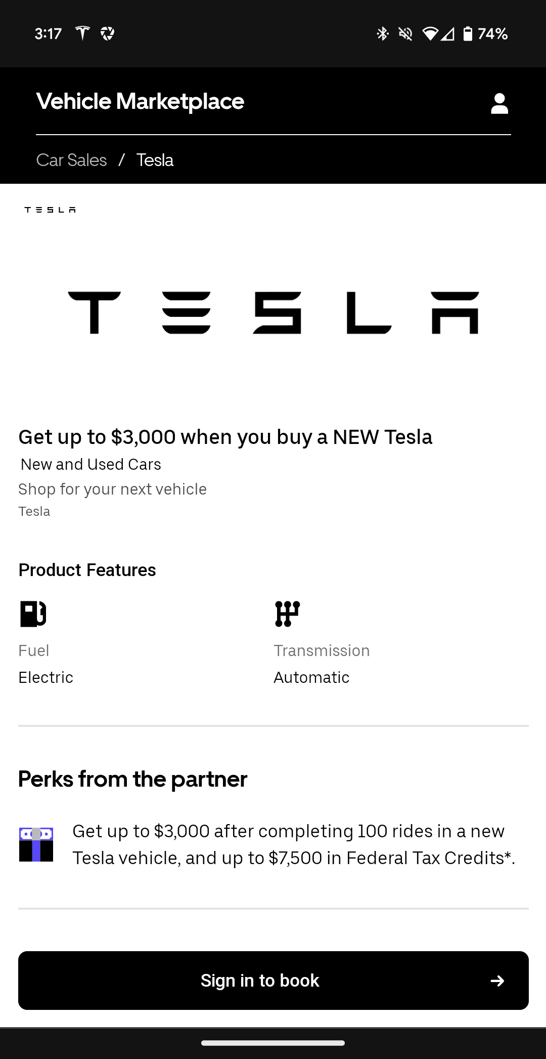 Tesla Cybertruck Tesla and Uber partner to "drive" year end sales Screenshot_20231218-151746