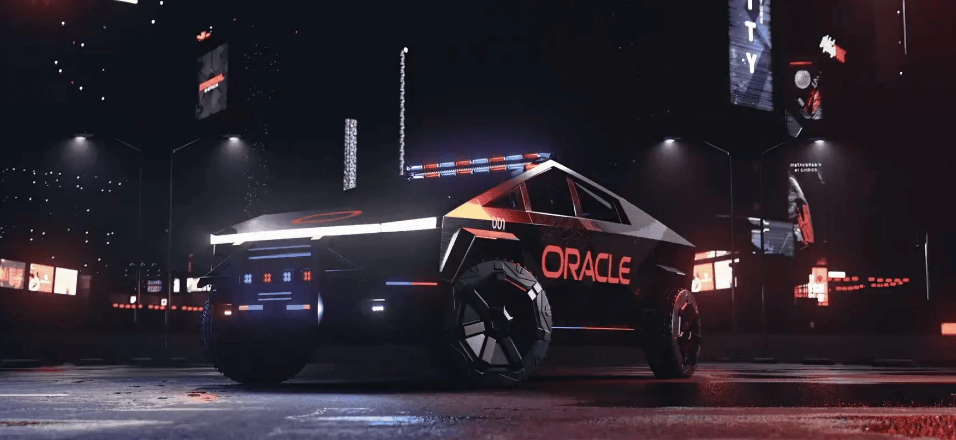 Tesla Cybertruck Leno's Cybertruck Deep Dive Video... Sueded Steering Wheel + Wade Mode Driving in 2.7' Water + Light Bar Prewire 1702959991037