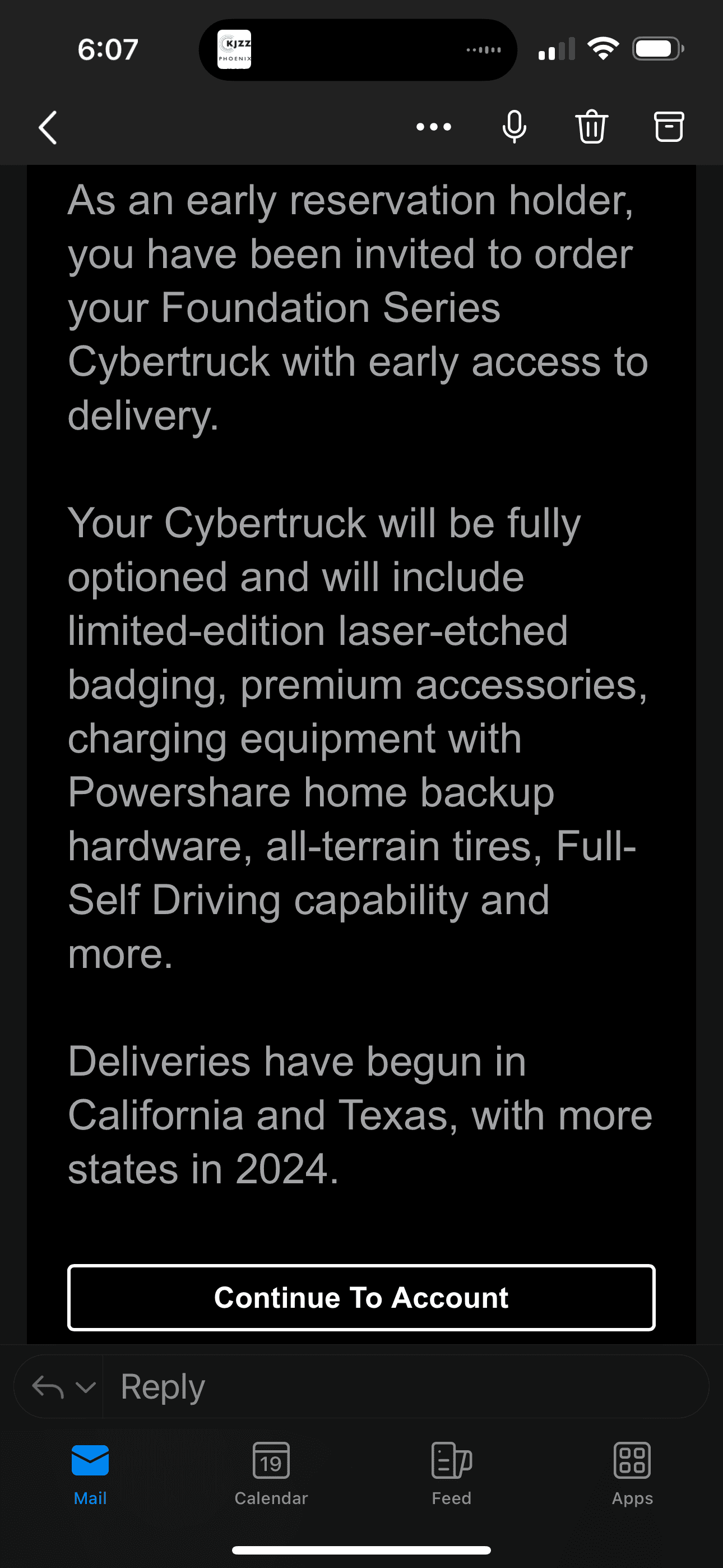 Tesla Cybertruck The ability to order went away, and then came back IMG_2515