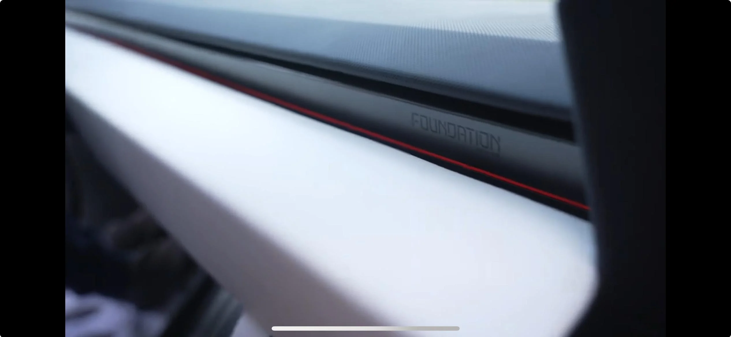 Tesla Cybertruck Sueded steering wheel discovered! Will be option for top two Cybertruck trims IMG_9199