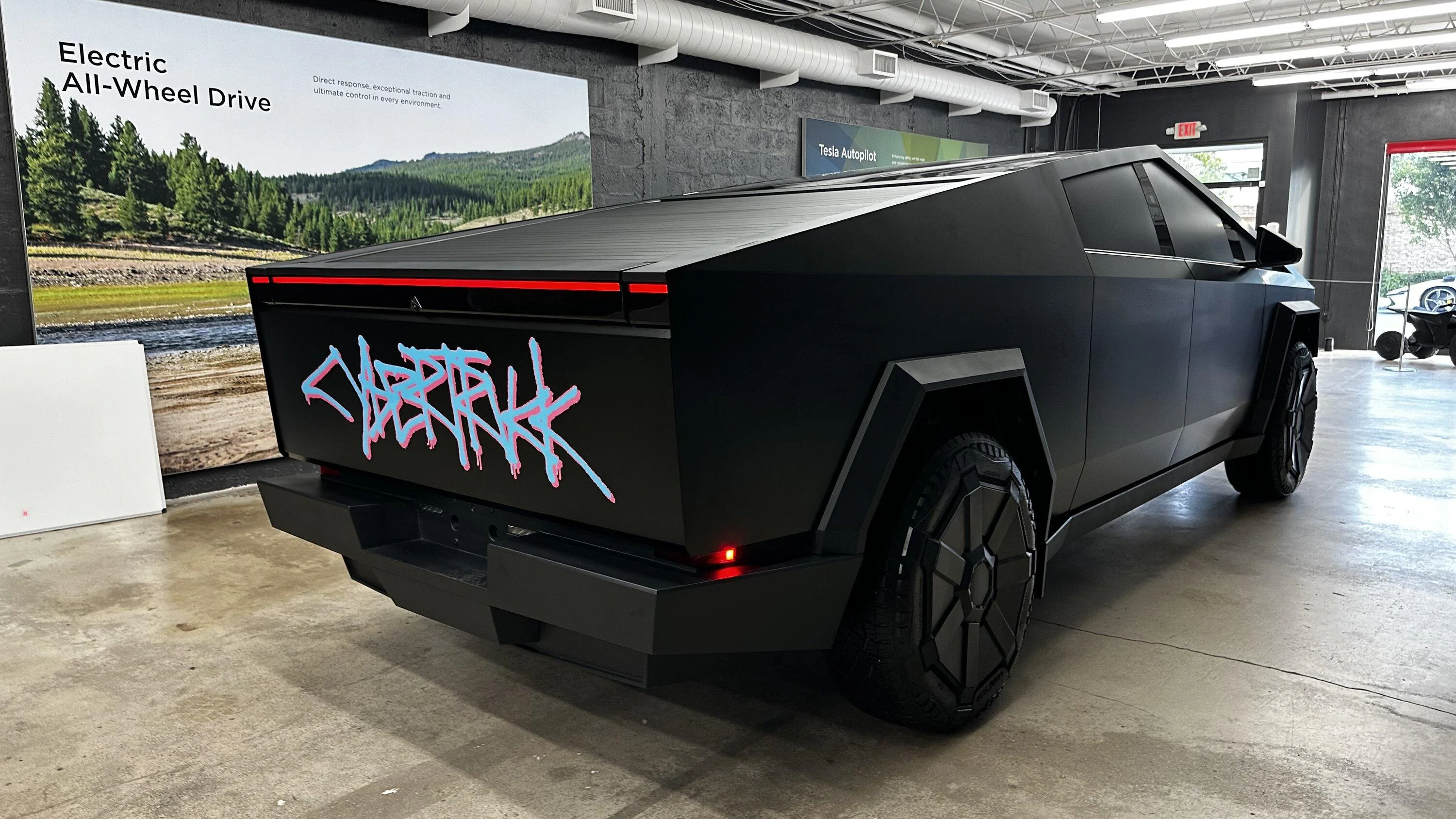 Tesla Cybertruck Black Cybertruck in Miami Showroom IMG_5738