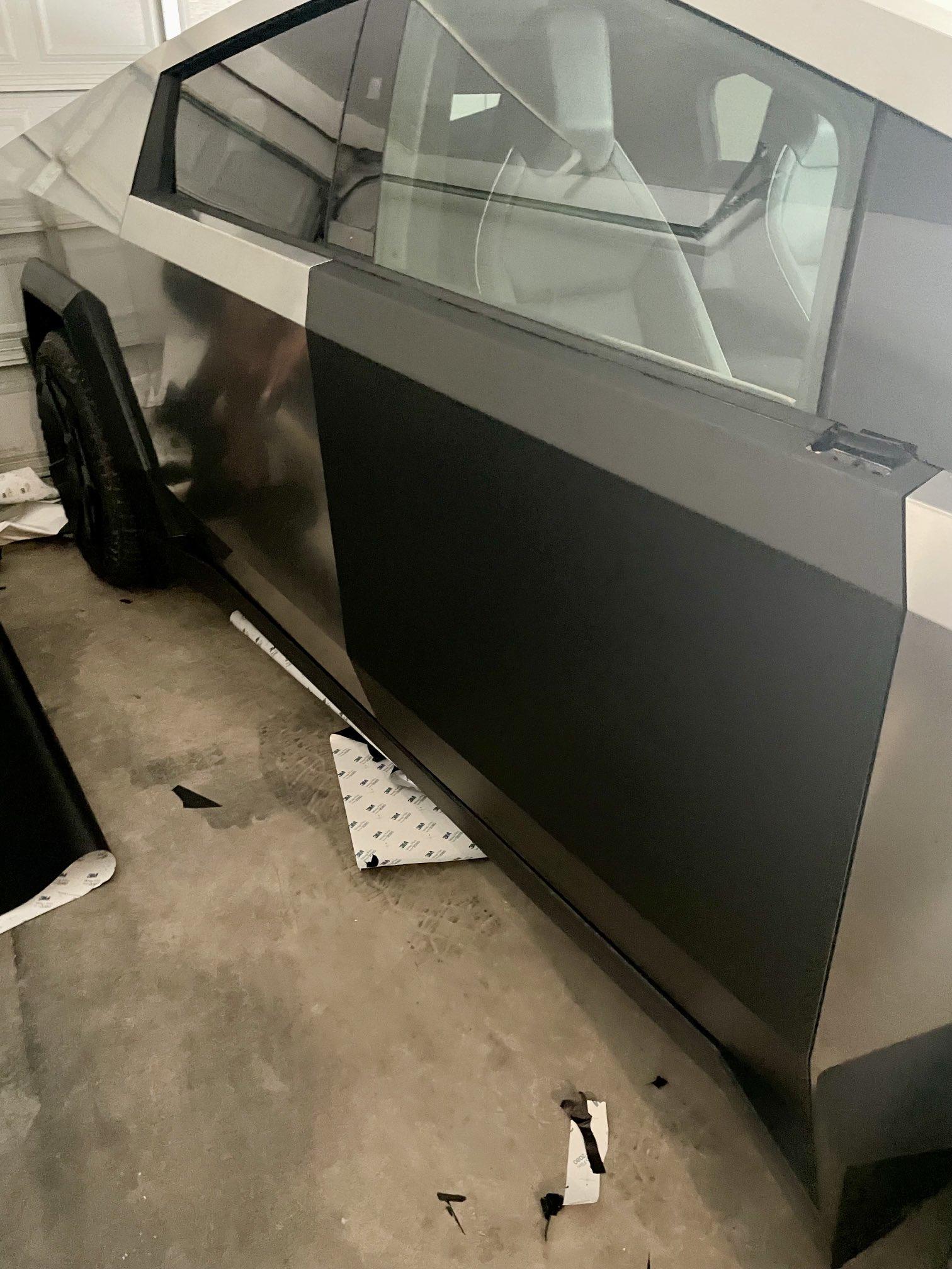 Tesla Cybertruck Side Mirror Removal How-to DIY Video Instructions (English Version Added) cybertruck side mirrors removed 1
