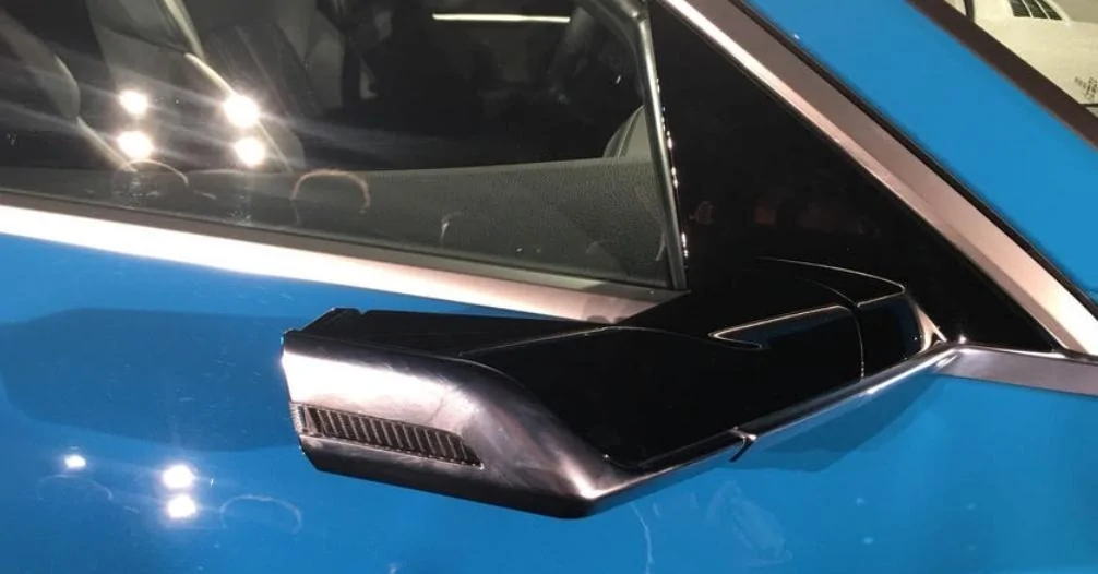 Tesla Cybertruck Here's the hole left after side mirrors are removed 📸 Screenshot_20231220_171918_Googl
