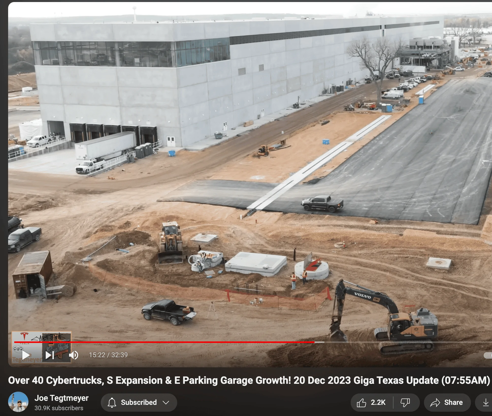 Tesla Cybertruck Problem with 4680 battery ramp? Screenshot 2023-12-22 at 1.34.44 PM