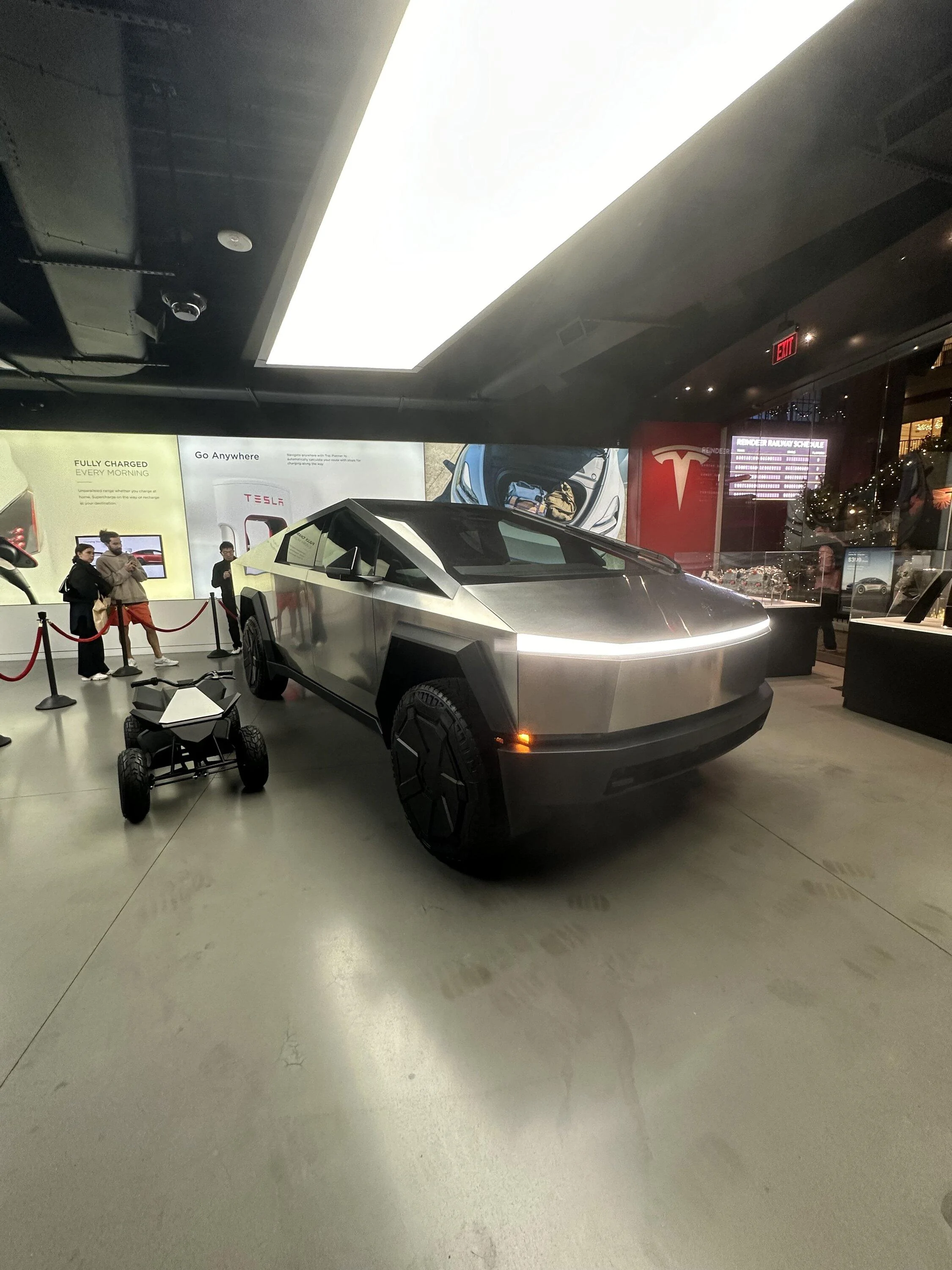 Tesla Cybertruck Century City LA Westfield Mall has a Cybertruck now IMG_4104