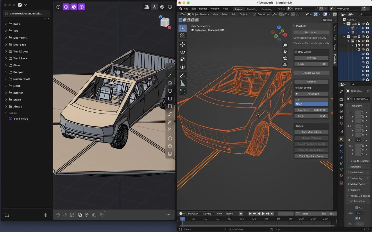 Tesla Cybertruck My Cybertruck Configurator 3d