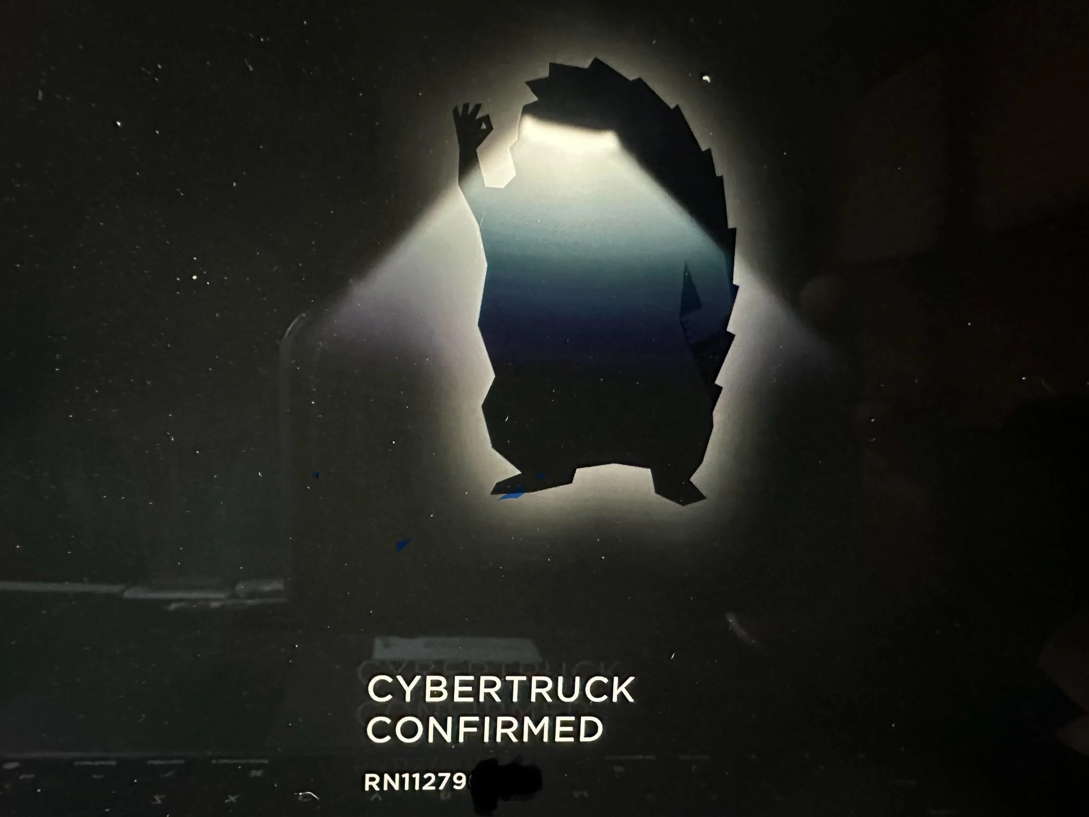 Tesla Cybertruck Got my Foundation Series invite for Christmas! IMG_2652