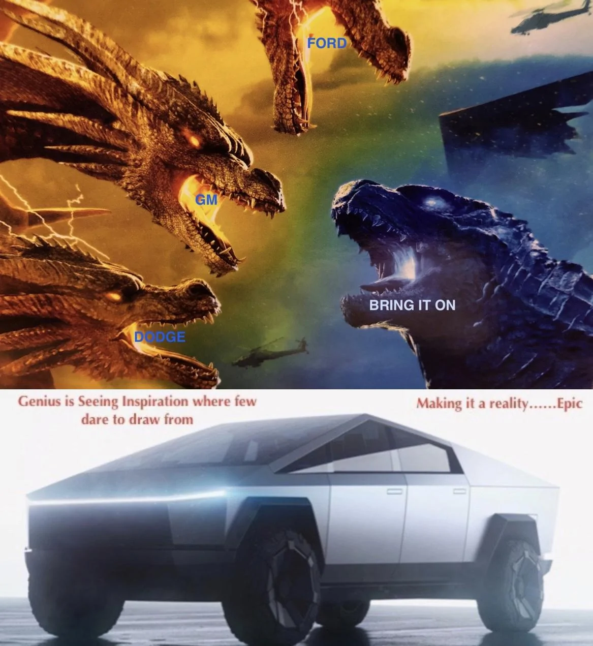 Tesla Cybertruck Meme and Art allusions to Cybertruck/Beast Screen Shot 2019-11-30 at 1.48.36 AM