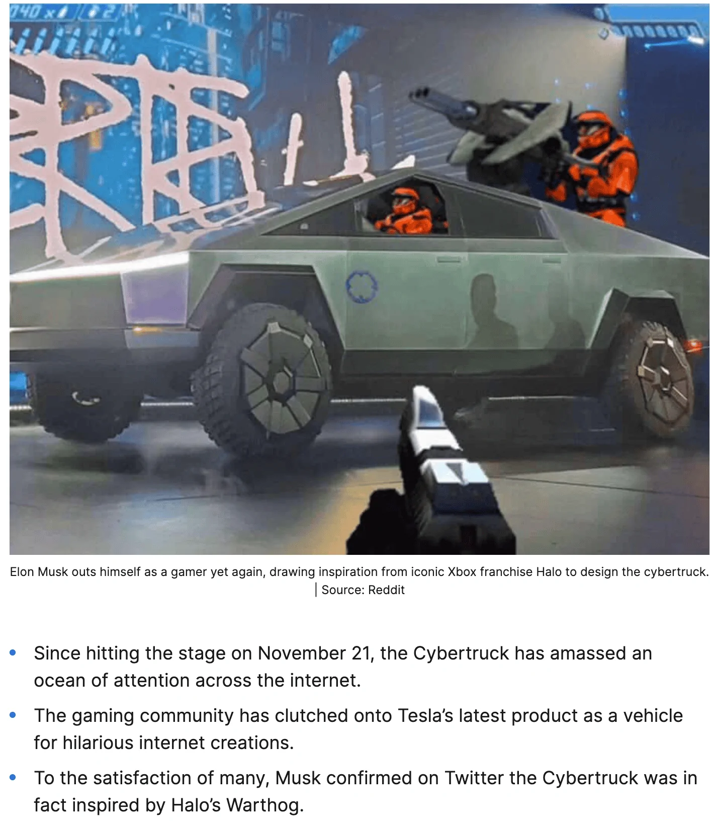 Tesla Cybertruck Unplugged Performance shows their dry carbon wide fenders + 22" Cyberhex wheels Screenshot 2023-12-27 at 11.56.22 AM