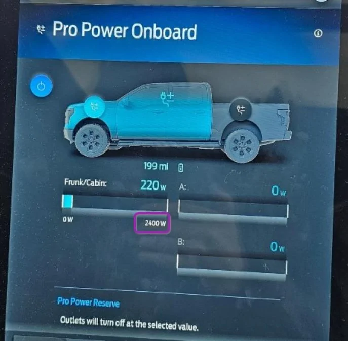 Tesla Cybertruck Frunk Auxiliary Power Tap / Power Feed Specs (48V and 400W) 7FMp0oT