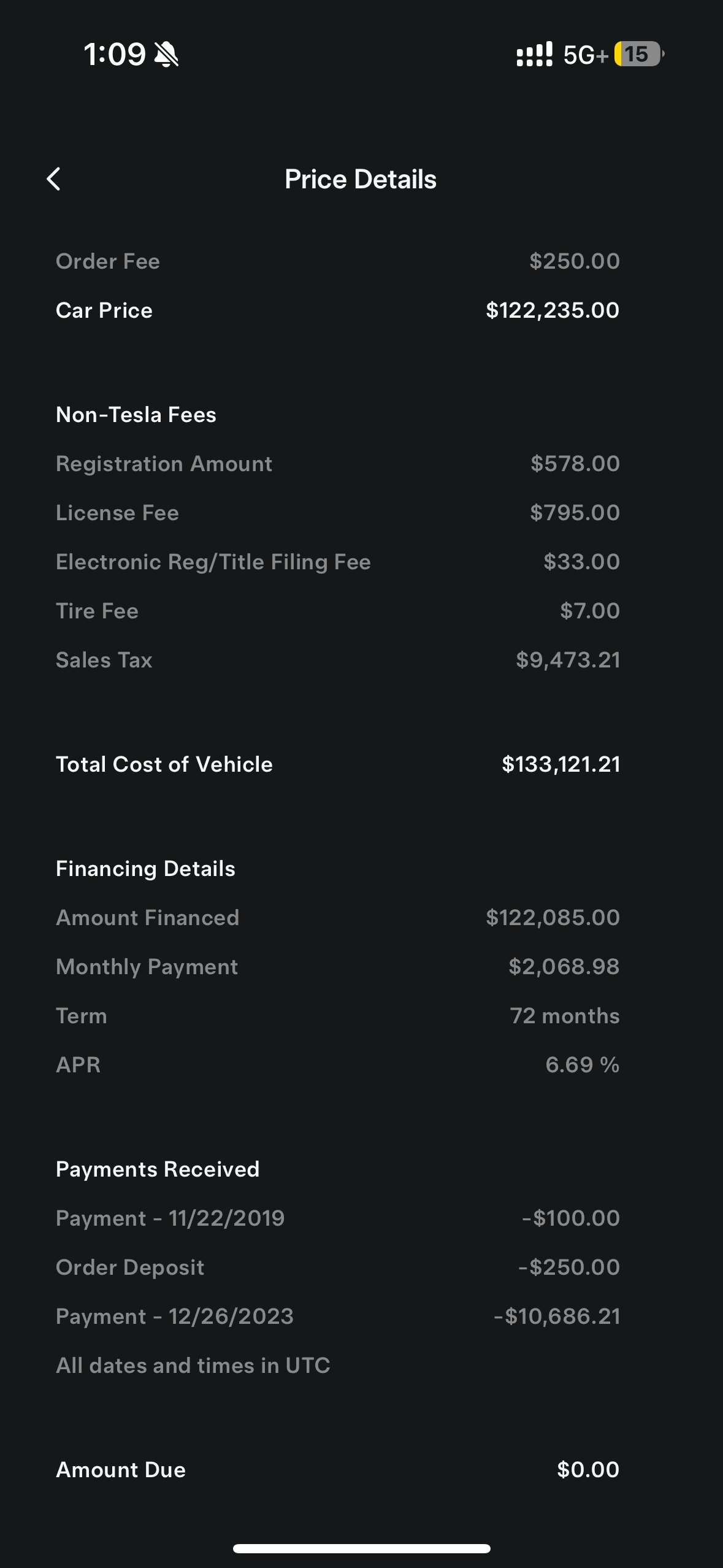 Tesla Cybertruck Final payment completed for my Foundation Series! IMG_2581