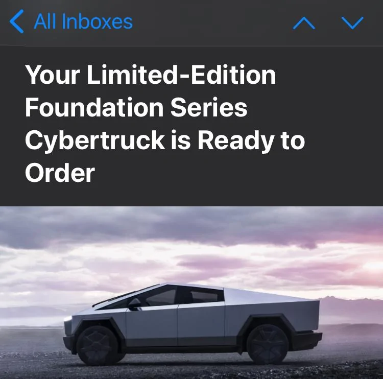 Tesla Cybertruck Place in line deterimed by current Tesla ownership? IMG_2741