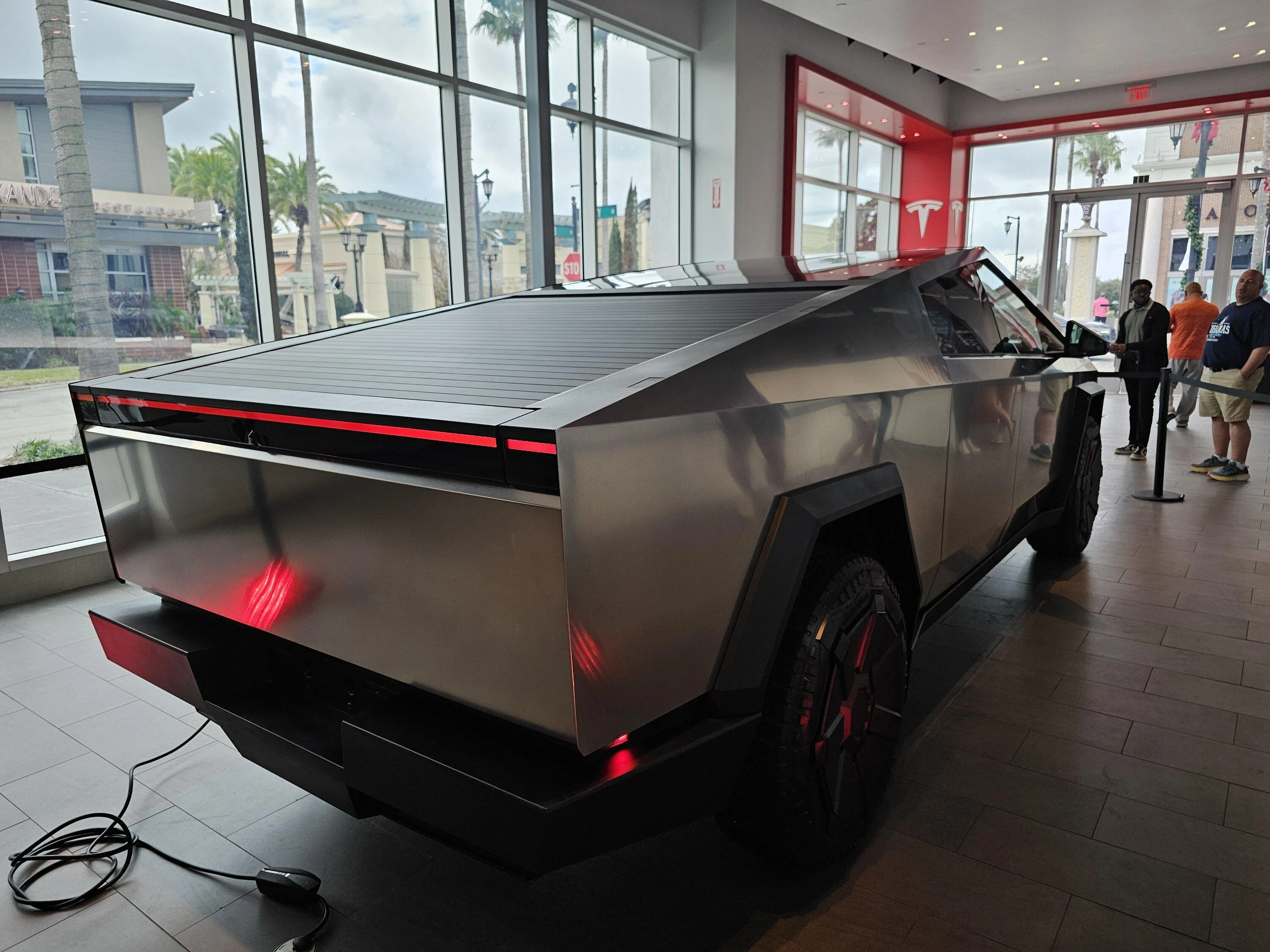 Tesla Cybertruck Cybertruck in Jacksonville, Fl Tesla store / service center 20231226_115431