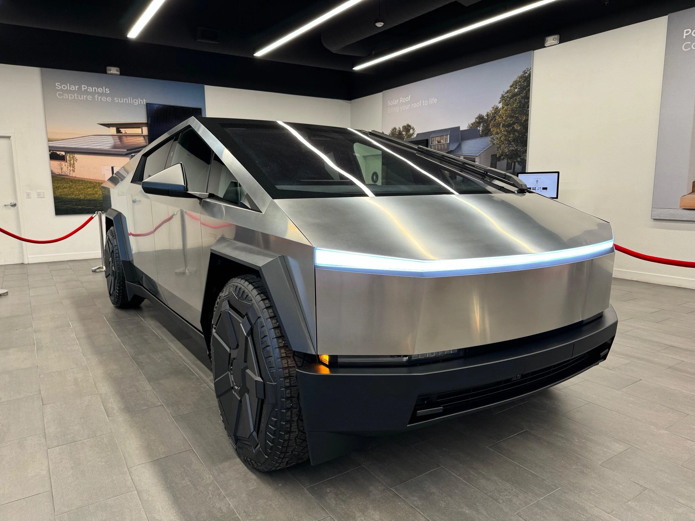Tesla Cybertruck Cybertruck is at the Irvine Service Center in Orange County, CA (12/31/23) IMG_1135