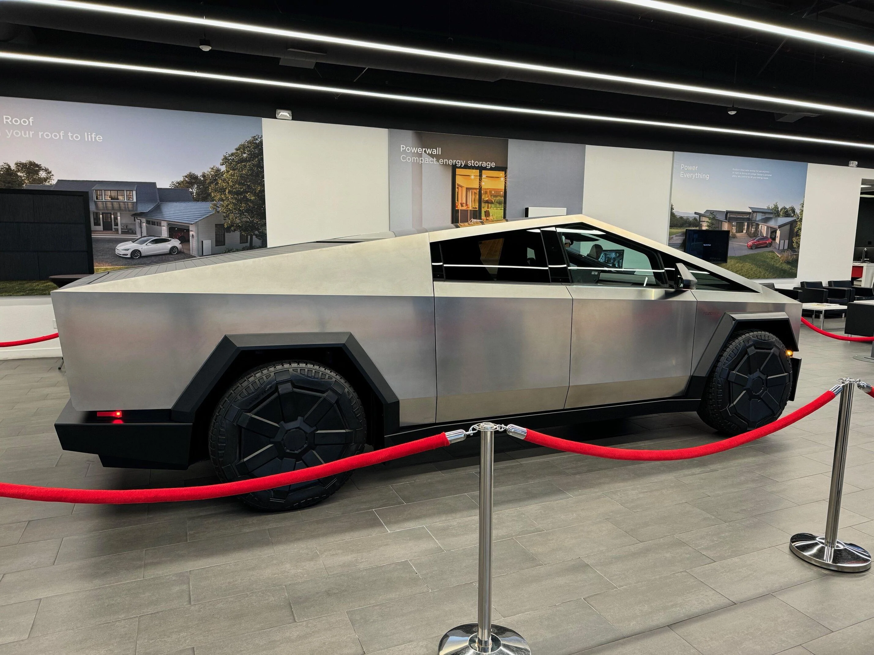 Tesla Cybertruck Cybertruck is at the Irvine Service Center in Orange County, CA (12/31/23) IMG_1139