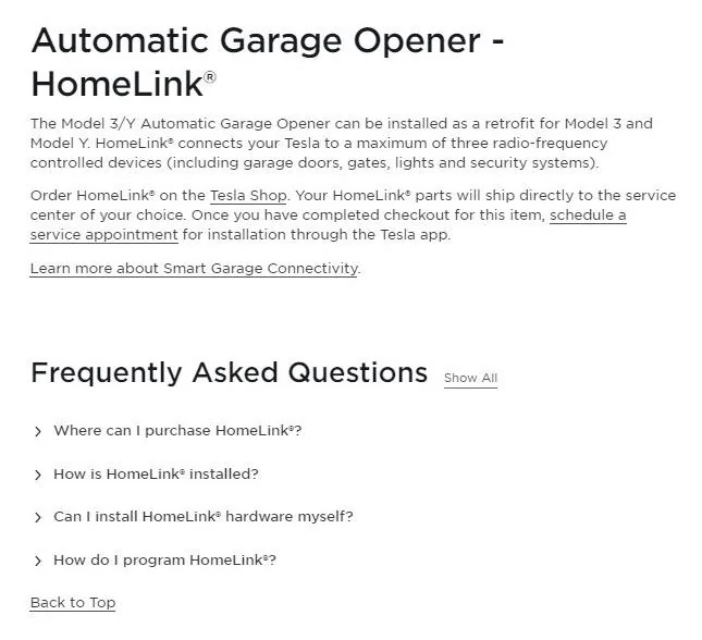 Tesla Cybertruck Homelink in Foundation Series vslCfIU