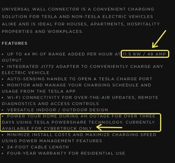 Tesla Cybertruck AC charging limits Ajygvc