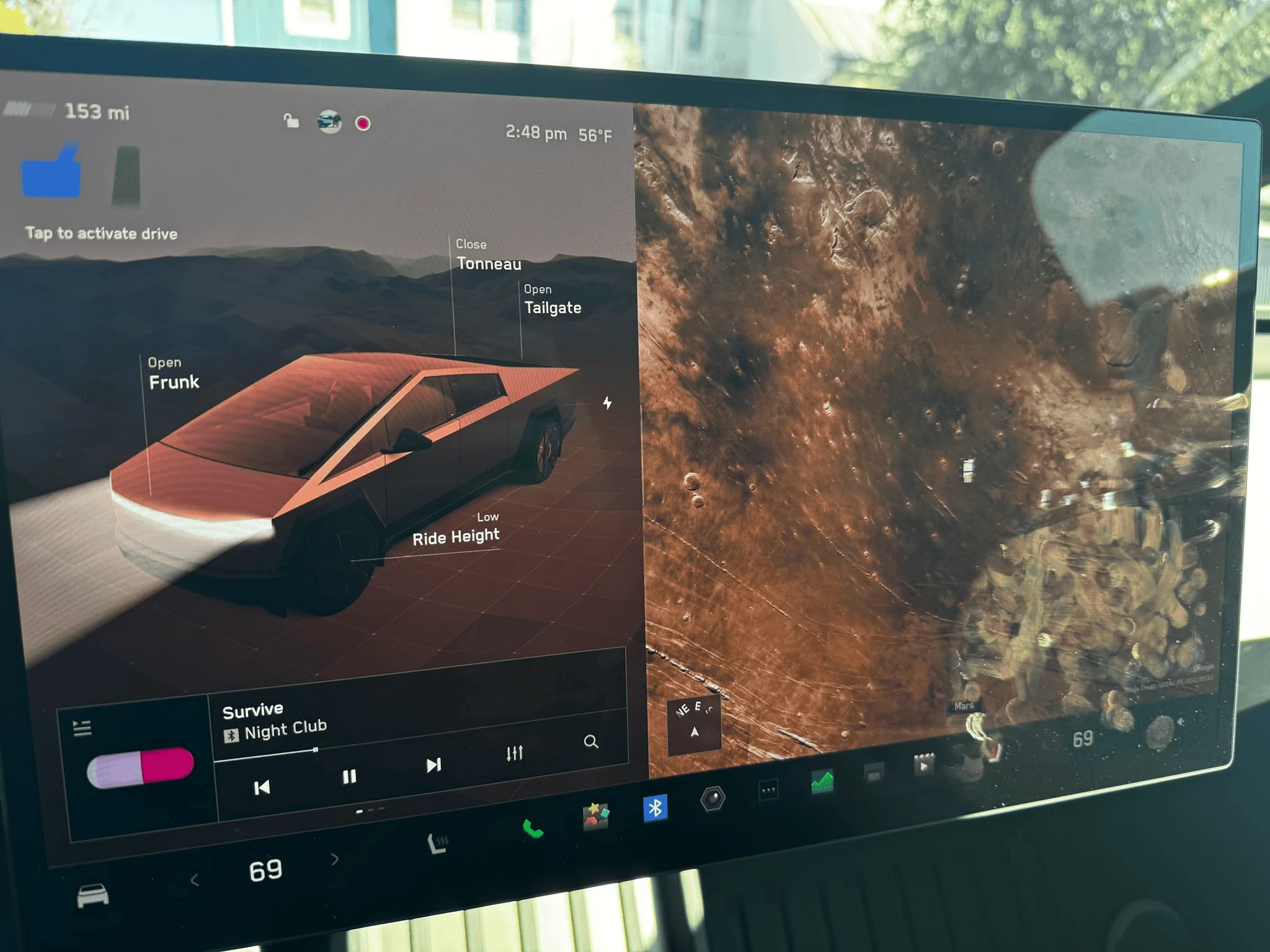Tesla Cybertruck Mars Mode Changes the Cybertruck UI 1704240225622