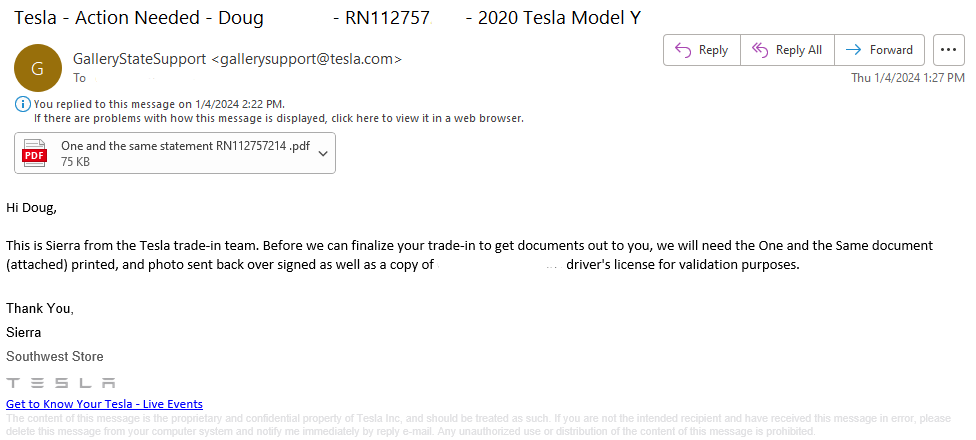 Tesla Cybertruck Tesla just reached out about my Trade in for my Cyberbeast Reservation... TradeIn.PNG