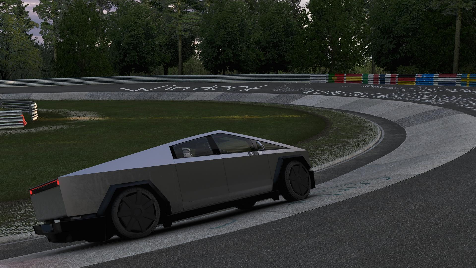 Tesla Cybertruck Tesla Cybertruck for Assetto Corsa (Nurburgring Test) Screenshot_tesla_cybertruck_beast_ks_nordschleife_6-0-124-19-22-38