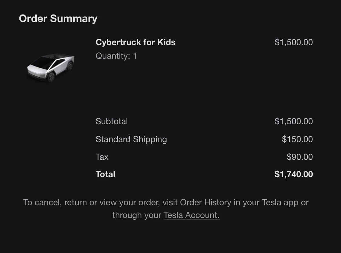 Tesla Cybertruck Cybertruck for Kids IMG_2820