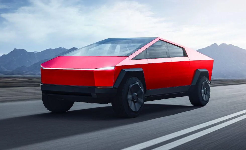 Tesla Cybertruck Wrap Ideas (Other than matte black) Red