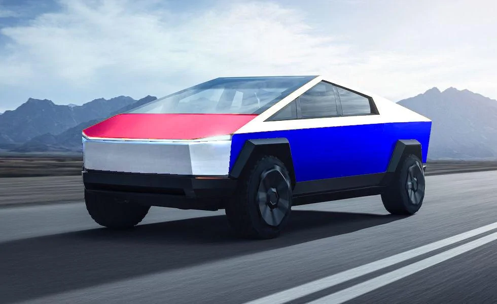 Tesla Cybertruck Wrap Ideas (Other than matte black) RocketPopAmerica