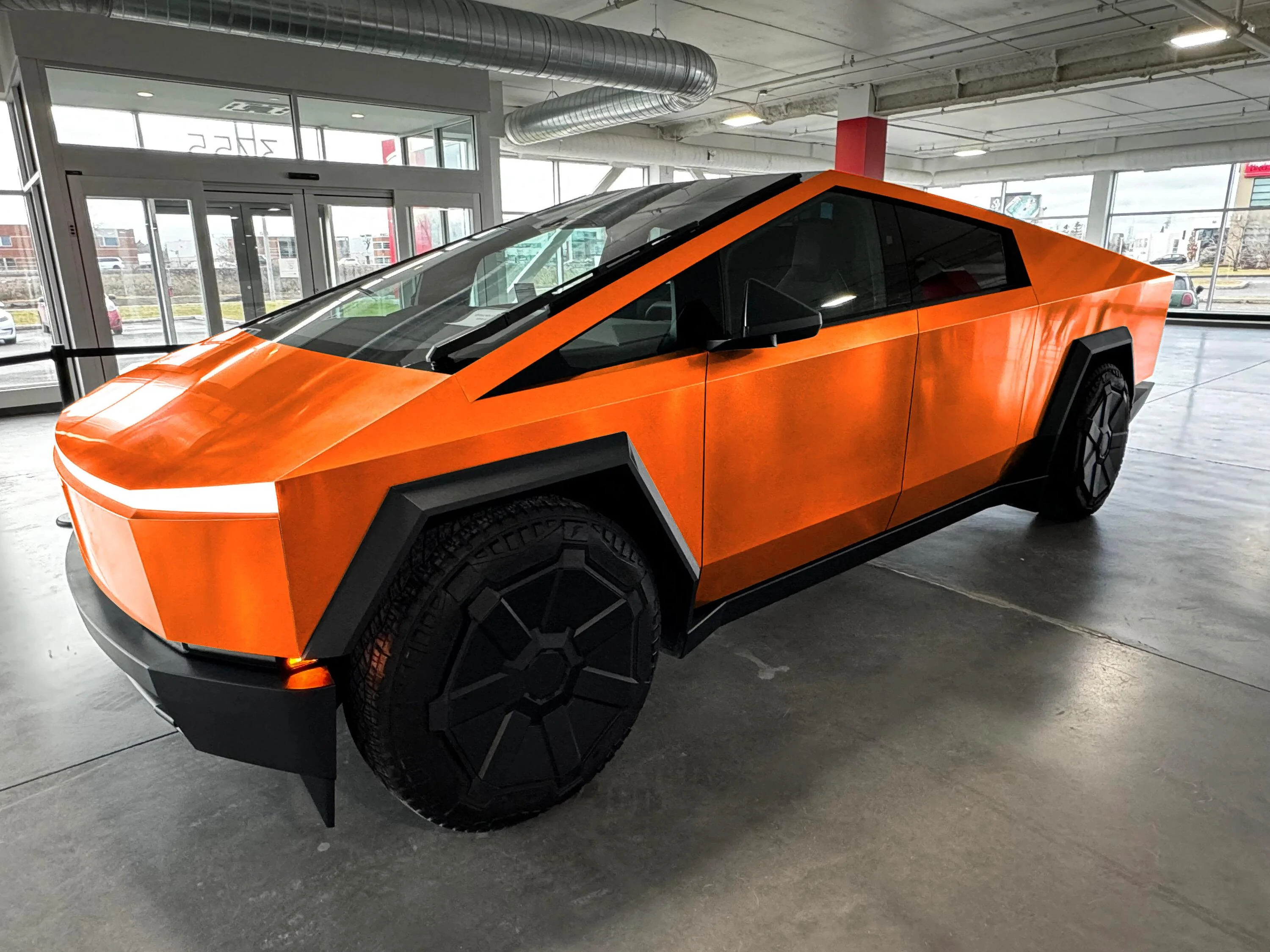 Tesla Cybertruck Wrap Ideas (Other than matte black) OrangeGloss