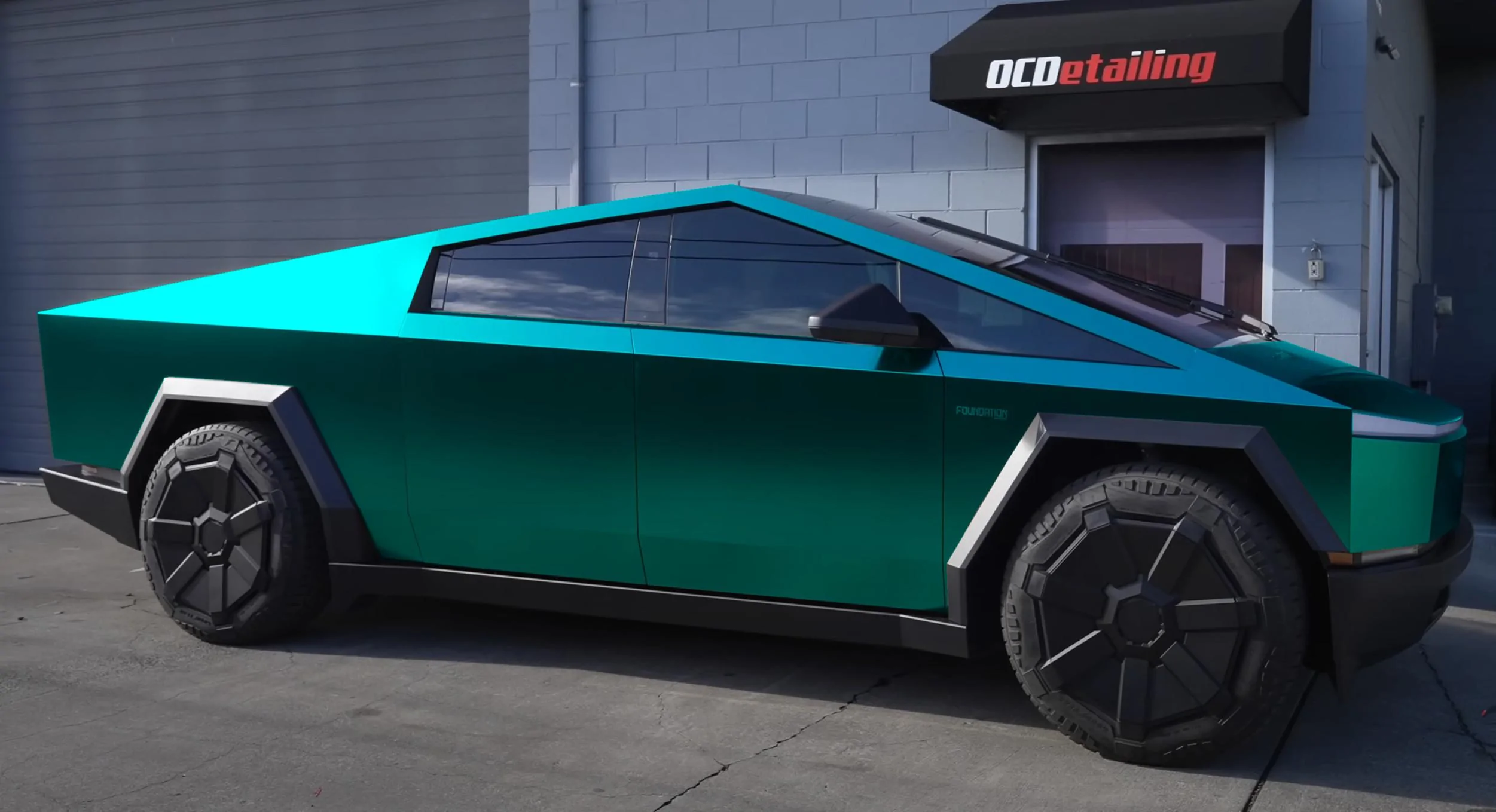 Tesla Cybertruck Wrap Ideas (Other than matte black) JokerMatte2