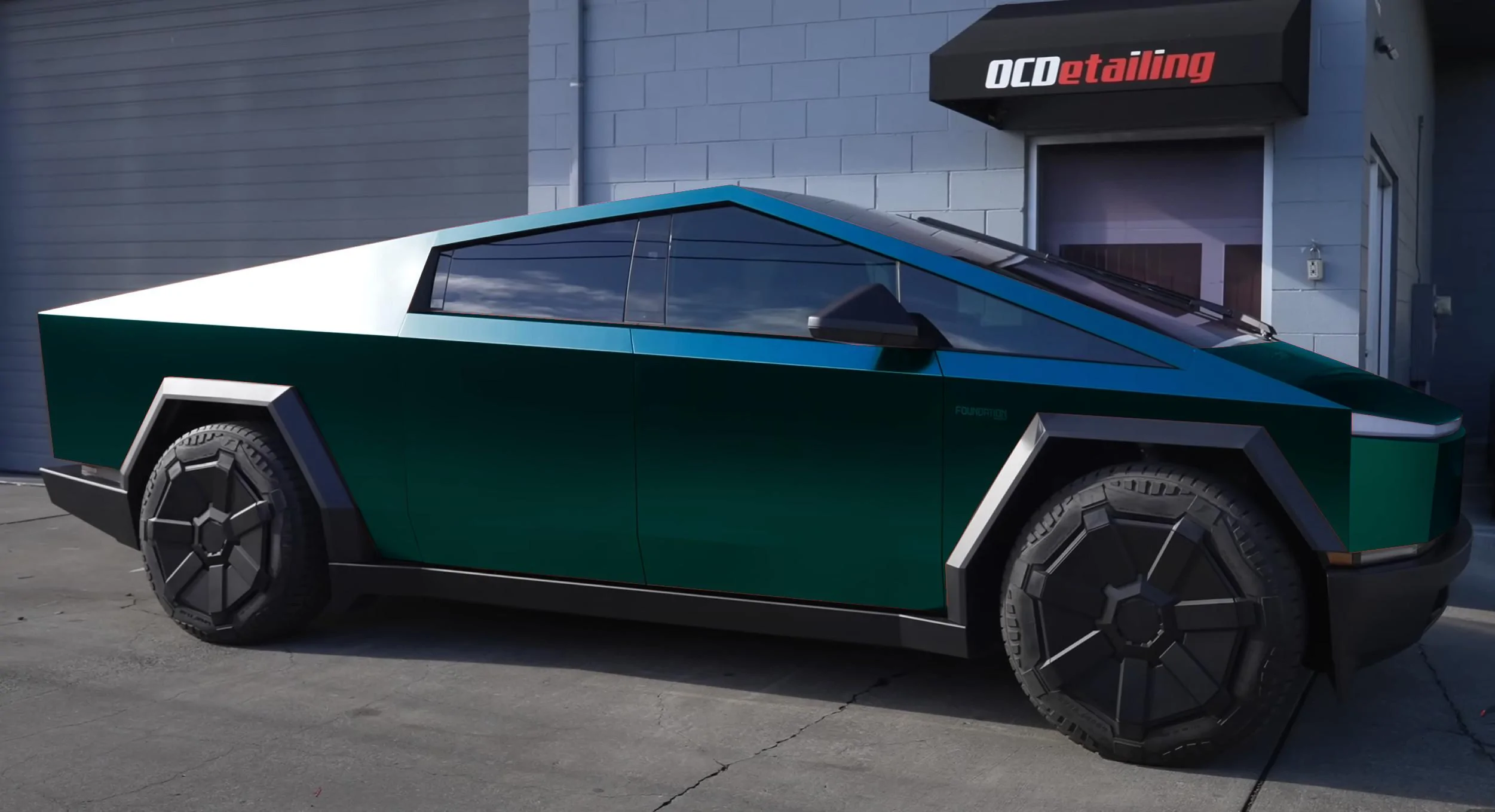 Tesla Cybertruck Wrap Ideas (Other than matte black) DGreenMatt