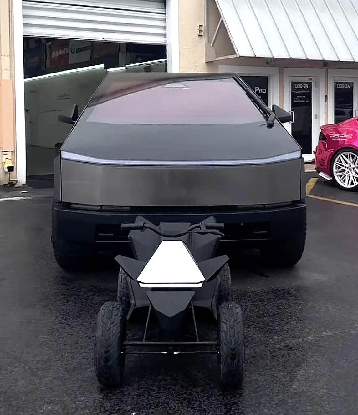Tesla Cybertruck Cybertruck w/ Full PPF (Clear Film), Ceramic Pro, Gloss Black Hood Wrap, Tint Cybertruck Full PPF Ceramic Pro, Gloss Black Hood Wrap, Tint 2