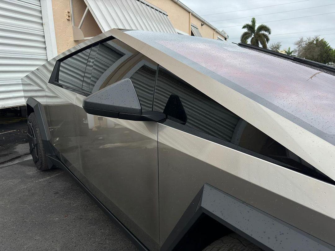Tesla Cybertruck Cybertruck w/ Full PPF (Clear Film), Ceramic Pro, Gloss Black Hood Wrap, Tint Cybertruck Full PPF Ceramic Pro, Gloss Black Hood Wrap, Tint 3