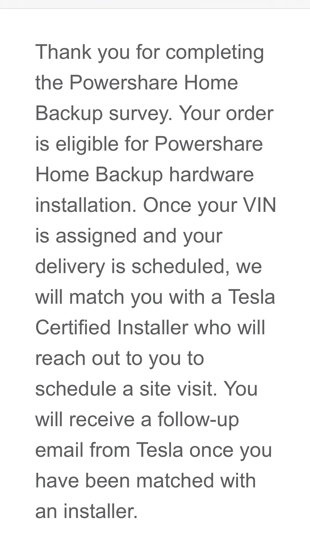 Tesla Cybertruck VIN might be assigned soon. PowerShare Update IMG_5353