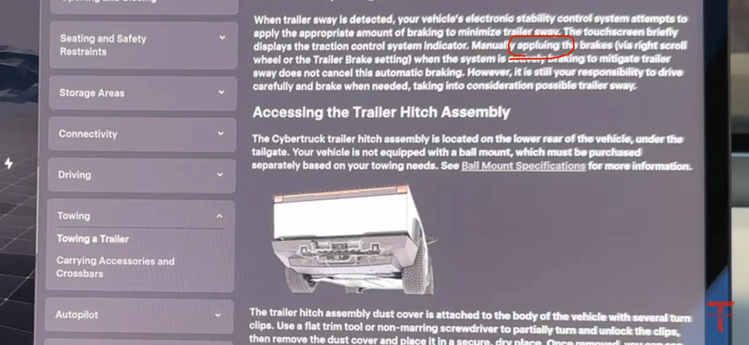 Tesla Cybertruck Cybertruck Owners Manual - Specs & Info Dump! 💡 (Video Form & Screenshots) IMG_0901