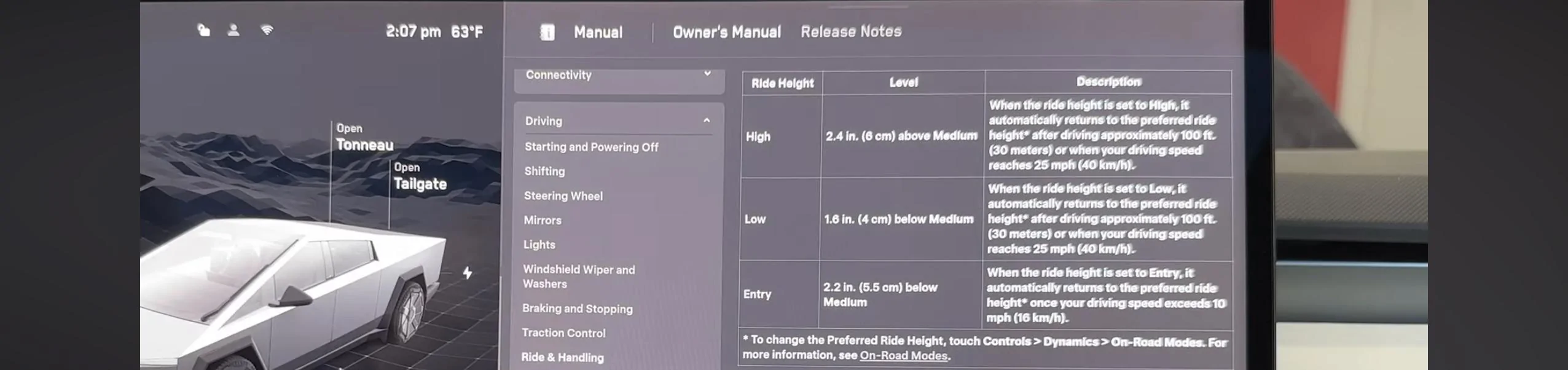 Tesla Cybertruck Cybertruck Owners Manual - Specs & Info Dump! 💡 (Video Form & Screenshots) IMG_0904