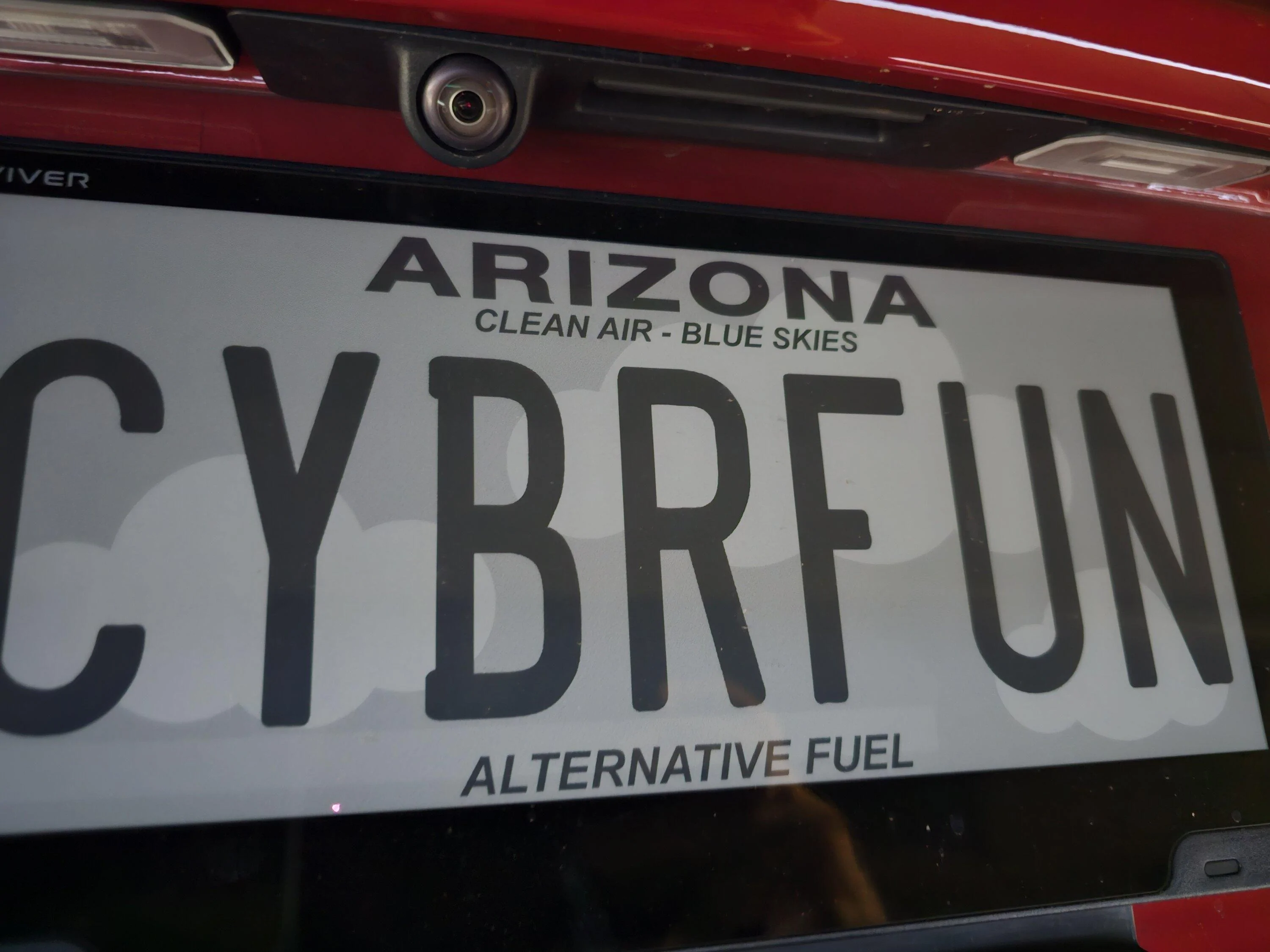 Tesla Cybertruck Custom license plate / vanity plate name for your Cybertruck? 20230917_184325