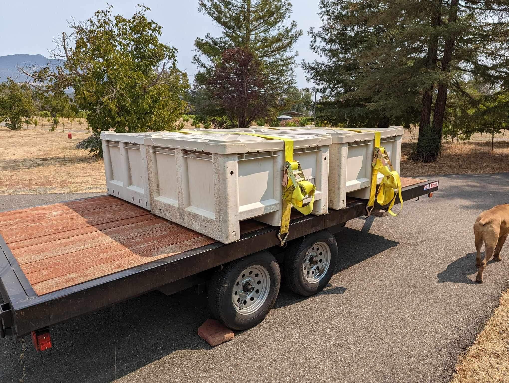 Tesla Cybertruck Towing tested with 6,000lb Tesla and trailer load IMG_0254