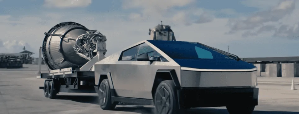 Tesla Cybertruck Towing tested with 6,000lb Tesla and trailer load zimage7152