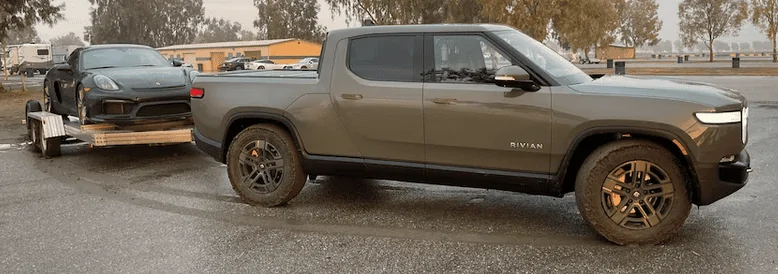 Tesla Cybertruck Towing tested with 6,000lb Tesla and trailer load zimage7148-png