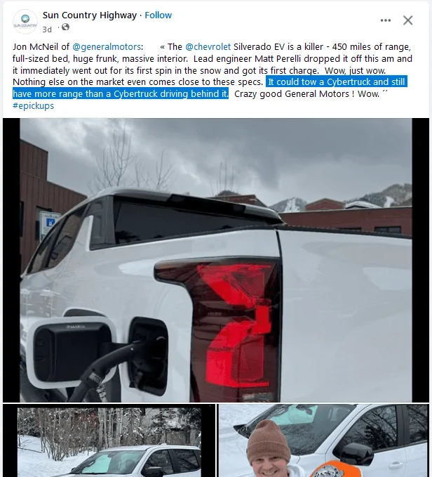 Tesla Cybertruck Towing tested with 6,000lb Tesla and trailer load zimage7189