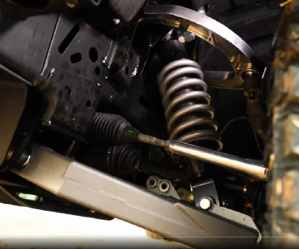 Tesla Cybertruck Cybertruck engineers bend upper control arm in testing Ford Switchgear Suspension
