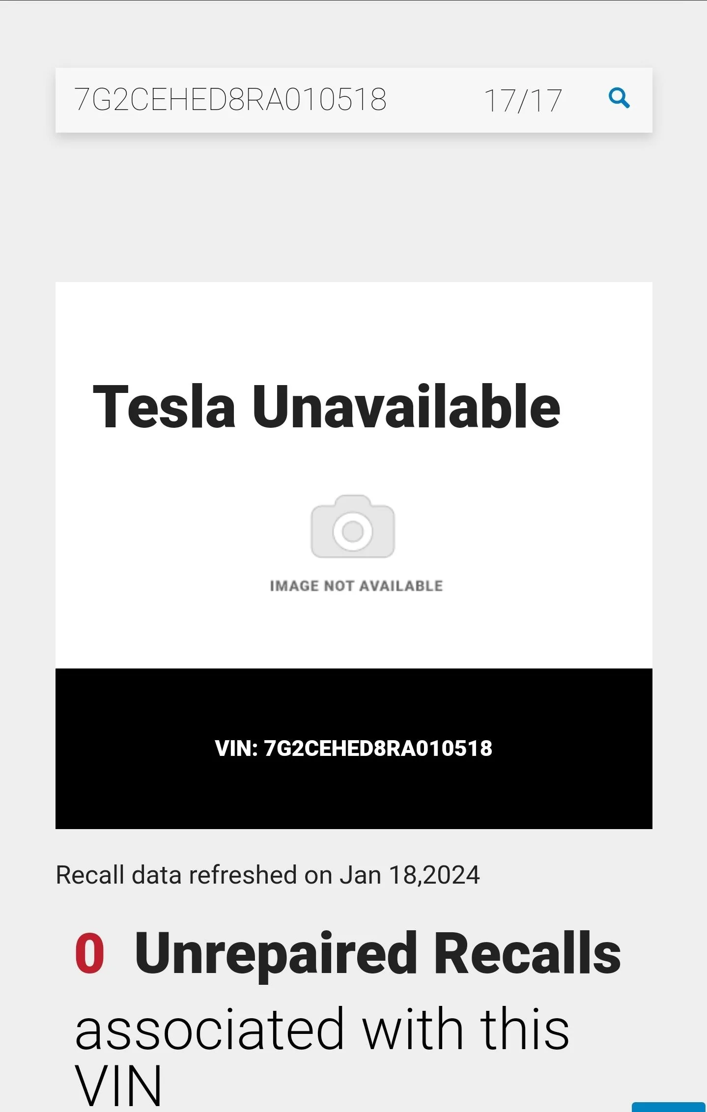 Tesla Cybertruck Tesla's Cybertruck VIN Activation Tracker (NOT Customer VIN Allocations) Screenshot_20240118_101144_Edg