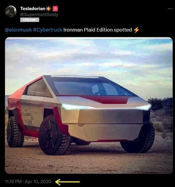 Tesla Cybertruck 🔴 Iron Man's Cybertruck 📐 FIRST RED WRAP! ⬇️ 100000% NOT CGI EEKUKEM