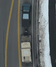 Tesla Cybertruck JerryRigEverything: How far can the CYBERTRUCK tow 11,000lbs in Freezing Weather? zimage7239