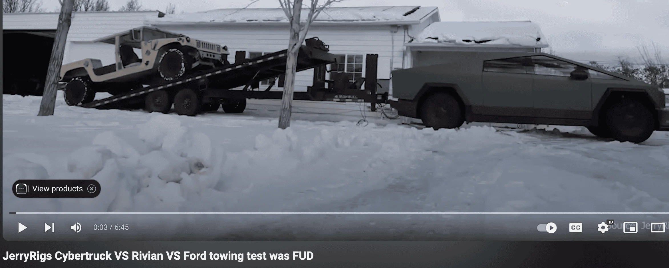 Tesla Cybertruck Dan Markham (What's Inside) and Zack (JerryRigEverything) Green Cybertruck road trip & 11K tow Screenshot 2024-01-21 at 11.24.03 AM