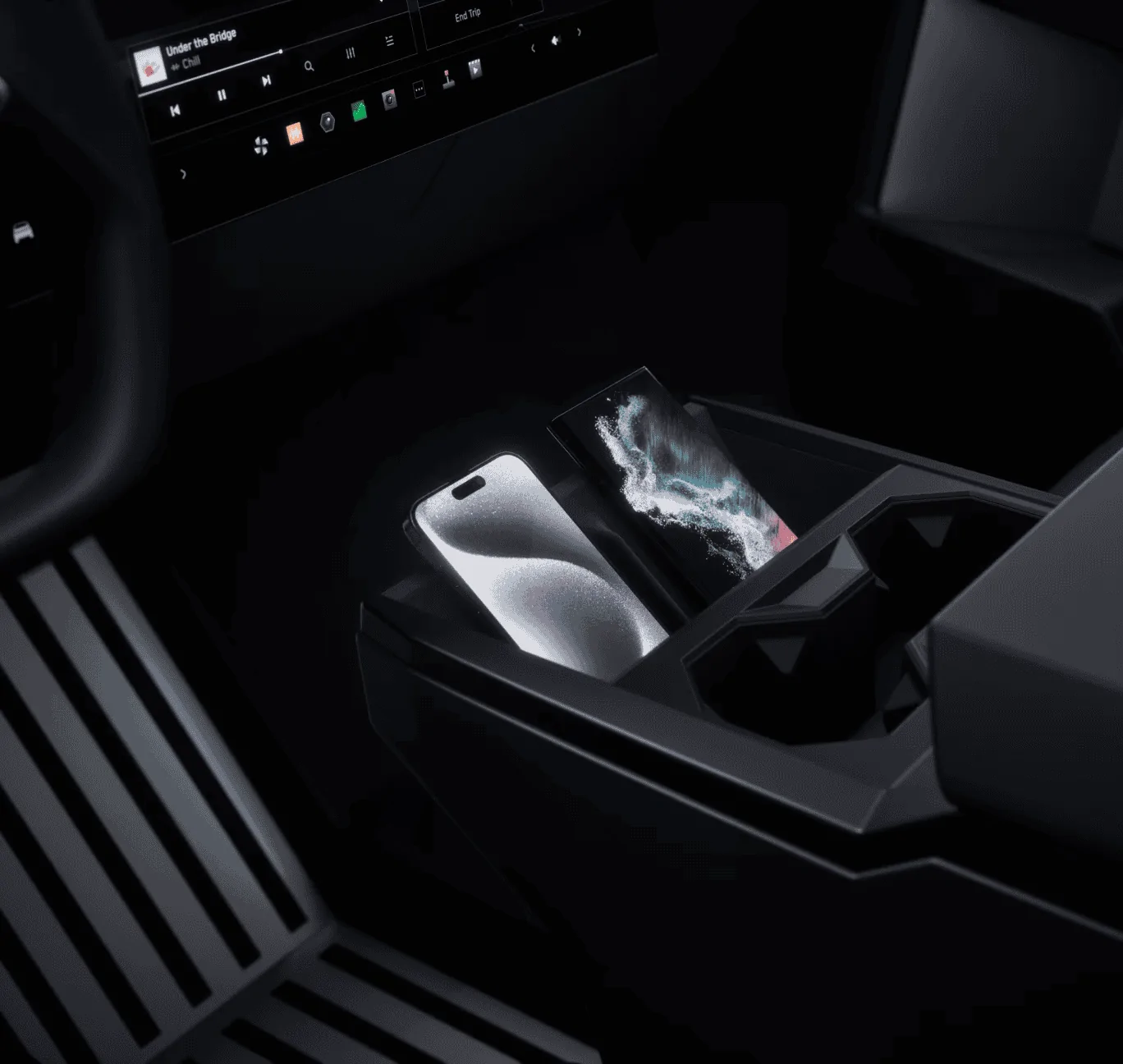 Tesla Cybertruck Non-magsafe phone mount 1706037574129