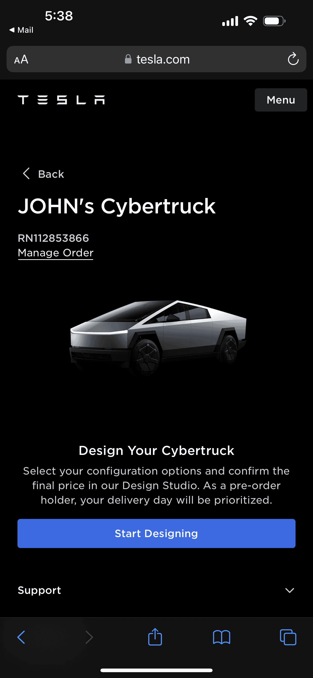 Tesla Cybertruck 📊 Cybertruck SUBMITTED ORDERS Tracking List & Stats [Add Yours!] IMG_3112