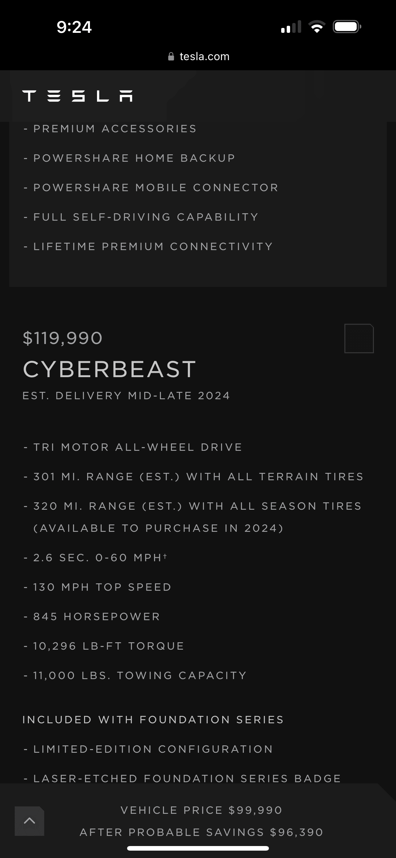 Tesla Cybertruck 📊 Cybertruck SUBMITTED ORDERS Tracking List & Stats [Add Yours!] IMG_3114