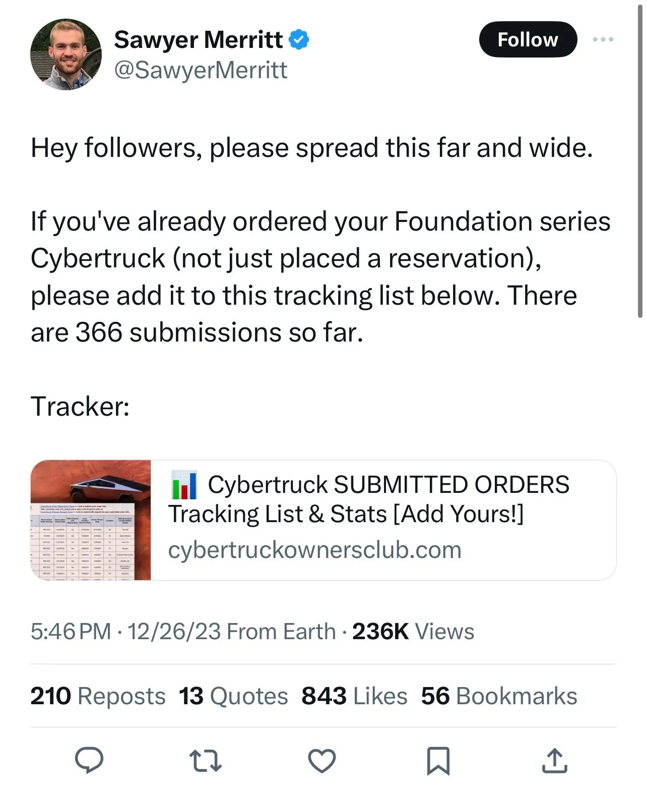 Tesla Cybertruck Tesla's Cybertruck VIN Activation Tracker (NOT Customer VIN Allocations) IMG_8324