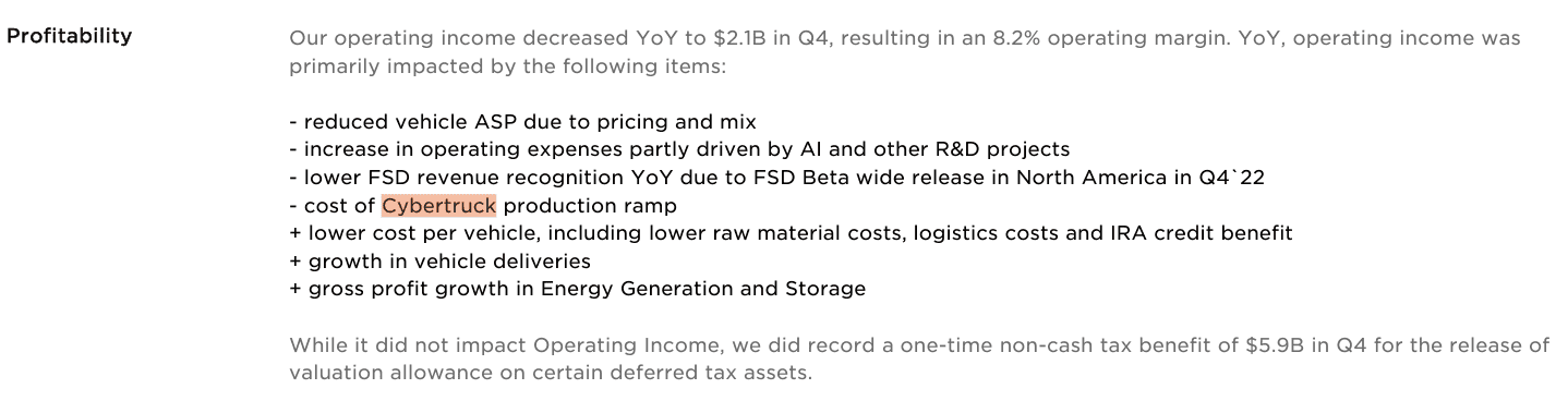 Tesla Cybertruck ENDED: Tesla Q4 and Full Year '23 Earnings, Slides, References & Webcast link. (w/CT highlights) 1706130930564